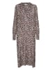 Kaffe Kleid in Schwarz/ Hellbraun/ Beige