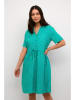 Cream Jurk turquoise