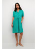 Cream Jurk turquoise