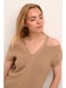Cream Pullover in Hellbraun