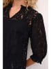 Cream Bluse in Schwarz
