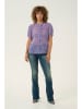 Cream Bluse in Lila