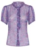 Cream Bluse in Lila