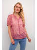 Cream Bluse in Pink/ Rot