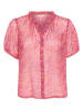 Cream Bluse in Pink/ Rot