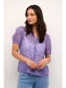 Cream Blouse paars