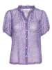 Cream Blouse paars