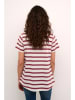 Cream Shirt in Rot/ Creme