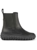 Camper Leder-Chelsea-Boots in Schwarz
