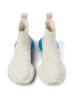 Camper Leren chelseaboots crème/turquoise
