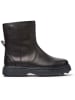 Camper Leder-Boots in Schwarz