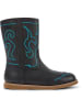 Camper Leder-Boots in Schwarz