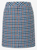 More & More Rok blauw/camel