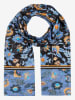 More & More Sjaal zwart/blauw