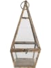 Clayre & Eef Lampion w kolorze jasnobrązowym - 19 x 45 x 19 cm