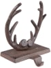 Clayre & Eef Kerstsokhouder "Gewei" bruin - (B)13 x (H)18 x (D)12 cm