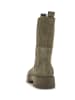 Gabor Leder-Stiefeletten in Khaki