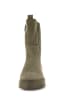 Gabor Leder-Stiefeletten in Khaki