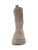 Gabor Leder-Stiefeletten in Beige