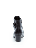 Gabor Leder-Stiefeletten in Schwarz