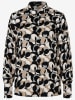 More & More Bluse in Beige/ Schwarz