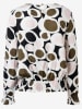 More & More Bluse in Weiß/ Grau/ Schwarz