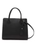maison héritage PARIS Leren handtas "Trip Graine" zwart - (B)30 x (H)24 x (D)15 cm