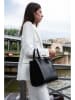 maison héritage PARIS Leren handtas "Trip Graine" zwart - (B)30 x (H)24 x (D)15 cm