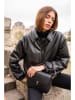 maison héritage PARIS Leder-Umhängetasche "Peny" in Schwarz - (B)23 x (H)16 x (T)8 cm