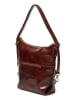 maison héritage PARIS Leder-Schultertasche "Alexis" in Braun - (B)32 x (H)32 x (T)9 cm