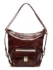 maison héritage PARIS Leder-Schultertasche "Alexis" in Braun - (B)32 x (H)32 x (T)9 cm