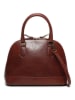 maison héritage PARIS Leder-Henkeltasche "Yasuo" in Braun - (B)30 x (H)23 x (T)12 cm