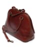 maison héritage PARIS Leder-Henkeltasche "Yasuo" in Braun - (B)30 x (H)23 x (T)12 cm