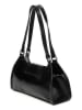 maison héritage PARIS Leder-Schultertasche "Alina" in Schwarz - (B)32 x (H)19 x (T)9 cm