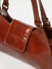 maison héritage PARIS Leder-Schultertasche "Alina" in Hellbraun - (B)32 x (H)19 x (T)9 cm