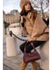 maison héritage PARIS Leren schoudertas "Alina" bruin - (B)32 x (H)19 x (D)9 cm