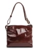 maison héritage PARIS Leder-Schultertasche "Malia" in Braun - (B)30 x (H)30 x (T)8 cm