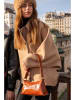 maison héritage PARIS Leder-Schultertasche "Haven" in Hellbraun - (B)27 x (H)13 x (T)5 cm