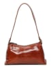maison héritage PARIS Leder-Schultertasche "Haven" in Hellbraun - (B)27 x (H)13 x (T)5 cm