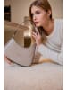 maison héritage PARIS Leder-Schultertasche "Aline" in Beige - (B)27 x (H)21 x (T)6 cm