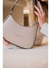 maison héritage PARIS Leder-Schultertasche "Aline" in Beige - (B)27 x (H)21 x (T)6 cm