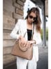maison héritage PARIS Leren schoudertas "Rama" beige - (B)29 x (H)24 x (D)13 cm