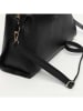 maison héritage PARIS Leder-Henkeltasche "Giulia" in Schwarz - (B)32 x (H)20 x (T)12 cm