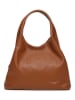 maison héritage PARIS Leren schoudertas "Tikki" lichtbruin - (B)40 x (H)28 x (D)14 cm