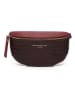maison héritage PARIS Leder-Brustbeutel "Kimi Croco" in Bordeaux - (B)28 x (H)15 x (T)5 cm