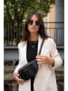maison héritage PARIS Leder-Brustbeutel "Kimi Croco" in Schwarz - (B)28 x (H)15 x (T)5 cm
