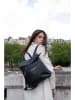 maison héritage PARIS Leder-Rucksack "Vale" in Schwarz - (B)35 x (H)33 x (T)11 cm