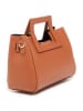maison héritage PARIS Leder-Henkeltasche "Jini" in Hellbraun - (B)30 x (H)22 x (T)10 cm