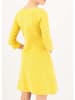 Blutsgeschwister Kleid "Mod a Hula" in Gelb/ Weiß