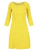 Blutsgeschwister Kleid "Mod a Hula" in Gelb/ Weiß